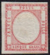 * 1861 - Napoli - Province Napoletane Effigie V. E. II 5 Grana Rosso Carminio (21o) Doppio Filetto In Basso,Cert Merone - Naples