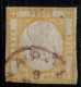 Us 1861 -  Napoli Province Napoletane Effigie V. E. II 20 Grana Giallo Ar (23a),bollo Cerchio Piccolo Rosso Cert.Merone - Napoli