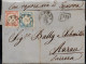 Ltr 1862 -  Napoli - Province Napoletane Lettera Da Napoli Ad Arau(CH)5gr(21)+2gr (20b) Piroscafi Nazionali Cert.Viesti - Neapel