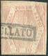 Us 1858 - Napoli - 10 Grana Rosa Lillaceo (10a) I Tavola - Napoli