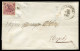 Ltr 1858 - Napoli - Lettera Da Gallipoli A Napoli, 2 Gr Carminio III (7d) Svolazzo Tipo 4 Punti 8, Cert. Viesti - Napoli