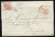 Ltr 1858 - Napoli - Lettera Da Foggia Per Napoli, 2 Gr Rosa Carminio (5d) Svolazzo Tipo 16 Punti 11, Cert.Viesti - Naples