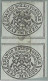 Us  Pontificio 1852 Coppia Verticale Interspazio Di Gruppo Mezzo Baj N1 - Estados Pontificados