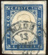 Us 1855 - “IV Emiss. Sardegna” C.20 Azzurro (15Ca) Usato A Mede (P.ti 10), Cardillo& Cert.Viesti - Sardaigne