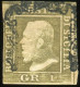 Us 1859 - Sicilia "1 Grana Bruno Oliva Chiaro" (4c) II Tav. Carta Napoli Pos. 50 Di 100, Diena & Ver. L.Guido (300) - Sicile