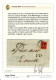 Ltr 1860 "Toscana" Lettera Livorno Per Nouvelle-Francia, 40c Carminio Scarlatto VIA MARE (21a) Cert. L.Guido (3.250) - Toskana