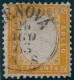 Us 1862 - Regno - Effigie Vittorio Em II 80c Giallo Arancio (4), Cert. D. Fabris/Firmato A. Diena (4.750) - Gebraucht