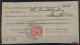 Us 1927 -Regno - Modulo Di Assicurazione ,Plico Da Maja Bassa A Philadelphia, Sezione Di Dx 3l Rosso (6) ,Cert.Ray/Diena - Insured