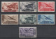 **/* 1933 - Colonie Emissioni Generali - Cinquantenario Eritreo (Pa 15/21) P.A. Serie Completa Mista, Cert D. Fabris (1. - Amtliche Ausgaben