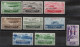 **/* 1934 - Egeo - Medaglie Al Valore (PA 38/46) Posta Aerea Cpl 9 Val Mista, Cert D.Fabris (1.400) - Egeo