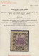 ** 1924 - Libia - Pittorica (52) 55 Cent. Nero Violetto, Integro, Cert. D. Fabris (2.500) - Libya