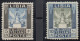 ** 1937 - Libia - Pittorica (144/145) 2 Val. Integri, Dent. 11, Cert. Raybaudi/Raybaudi Oro (19.000) - Libya