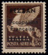 ** 1943 - Fezzan - Francobollo Di Posta Aerea Di Italia Del 1930, 50c (pa1) Soprastampato, Integro, Cert D.Fabris (600) - Fezzan & Ghadames