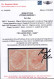 * 1863 - Regno Prove D'archivio (P22) Coppia 2 Lire Scarlatto Chiaro ND, Cert. D. Fabris (1.150) - Neufs