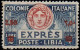 ** 1927 - Libia -  Ex 2,50 Su 2 Lire Azzurro (13m) DECALCO Della Sopr., F.t Raybaudi/Sorani (1.500) - Libyen