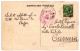 Ltr 1910 Cartolina Viaggiata Giochi Aviatori Di Firenze Annullo Rosso Al Verso - Marcofilía (Aviones)