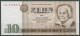 DDR 10 Mark 1971 Computersatz KN 7-st. Austauschnote, Ro 359 D Kassenfr. (K734) - 10 Mark