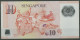 Singapur 10 Dollars (2005) Polymer, KM 48 E Leicht Gebraucht (K761) - Singapour