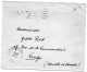 LUXEMBURG.1940 .FRANCHISE ."LUXEMBURGISCHES ROTES KREUZ"  VIA PARIS POUR NANCY (FRANCE). - 1940-1944 Deutsche Besatzung