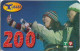 Greenland - Tusass - Two Girls With Mobile, GSM Refill, 200kr. Exp. 04.02.2007, Used - Greenland