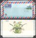 New Zealand. Aerogramme.  13th World Orchid Conference, Auckland, 1990.  Special Cancellation On Airmail Aerogramme. - Luftpost