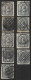 CANADA.." NEWFOUNDLAND."...QUEEN VICTORIA..(1837-01.).."  1890.".....RANGE OF 9 X 3d....USED STAMPS..... - 1865-1902