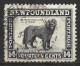 CANADA.." NEWFOUNDALAND.."....KING GEORGE V1..(1936-52..)..." 1941.."....14c.....NFL DOGS.....(CAT.VAL.£14.)...VFU.. - 1908-1947