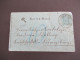 Österreich 1893 Kartenbrief Stempel Salzburg Stadt - Ludwigsburg Ank. Stempel K1 Ludwigsburg Und T-Stempel / Nachporto - Postbladen