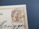 Österreich 1891 GA 2 Kreuzer Bedruckte PK Géza Baneth, Weingrosshandlung Wien Stempel Fünfhaus II - Schaffhausen Schweiz - Postkarten