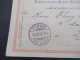 Österreich 1896 Weltpostverein UPU GA Strichstempel Karlsbad Stadt Nach Zürich Schweiz Mit Viel Text / Inhalt! - Briefkaarten