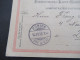 Österreich 1896 Weltpostverein UPU GA Strichstempel Karlsbad Stadt Nach Zürich Schweiz Mit Viel Text / Inhalt! - Cartoline