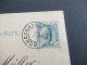 Österreich / Italien 1905 GA 5 Heller Stempel K1 Gossensass Nach Dresden Mit Ank. Stempel Gitterstempel Dresden - Cartes Postales