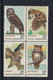 USA 1978 MiNr. 1358 - 1361 Birds Owls 4v MNH **   2.00 € - Hiboux & Chouettes