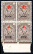 2626. TURKEY 1939 CHARITY 1 K./2 1/2 K.MNH BLOCK OF 4 1 STAMP WITHOUT 1, VERY SCARCE - Ungebraucht