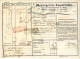Delcampe - 1862 RARE LETTRE DE VOITURE ROULAGE  TRANSPORTS MESSAGERIES IMPERIALES RUE  N.D. DES VICTOIRES PARIS  B.E.VOIR SCANS - 1800 – 1899