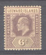 Leeward  :  Yv  40  *   Filigrane CA   ,  Violet Et Brun - Leeward  Islands
