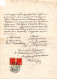 2630.GREECE,CRETE,1900 TEMENOS NOTARY DOCUMENT,PAIR OF 20L. REVENUES.CROSS FOLDED, WILL BE SHIPPED FOLDED. - Crète