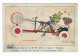 CPA ILLUSTRATION ILLUSTRATEUR MICH, CHARLEY FAIT DE L'AUTO SUR SA 100 HP MOTEUR A EXPLOSION " TROMBLON ", AUTOMOBILE - Mich