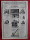 PUB 1884 - Installation Usine Machine Bois De Teinture & Tannage E Ricard 76 Le Havre, Atelier Construction L Lhomme 21 - Publicités