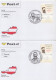 Theodor Herzl Joint Issues On 6 FDCs From Hungary, Israel And Austria - Judaika, Judentum