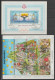 SAN MARINO - 1984/1994 - COLLECTION SERIES COMPLETES + BLOCS / FEUILLETS OBLITERES 3 PAGES ! COTE YVERT = 64 EUR. - Collections, Lots & Series