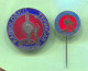 Radiology Technician Yugoslavia, Vintage Pin Badge, Abzeichen, 2 Pcs - Medizin