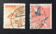 1963 - Japan - Fauna - Red Crowned, Crames - Used Stamps