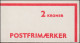 Dänemark Automaten-Markenheftchen 2 Kr Freimarken 1974 Mit 328+556+570, ** - Carnets