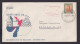 Flugpost Neuseeland Brief KLM Christchurch Amsterdam Niederlande EF 2 Shilling - Cartas & Documentos