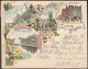 Court Card - Compliments From Brighton, Sussex, 1898 - Winkler & Voigt Postcard - Brighton