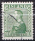 IS033A – ISLANDE – ICELAND – 1937 – KING CHRISTIAN X – SG # 220 USED 28 € - Oblitérés