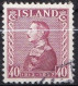 IS033B – ISLANDE – ICELAND – 1937 – KING CHRISTIAN X – SG # 222 USED 11,50 € - Usati