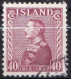 IS033B – ISLANDE – ICELAND – 1937 – KING CHRISTIAN X – SG # 222 USED 11,50 € - Gebraucht