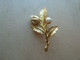 Broc-257 Broche Métal Doré (44mm Sur 22mm, Décor De Fleur Sertie De 2 Perles,poids=8,50g - Other & Unclassified